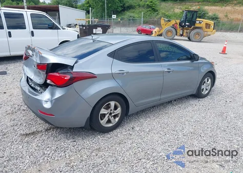 2015 Hyundai Elantra Se from USA, damaged, VIN 5NPDH4AE0FH569843
